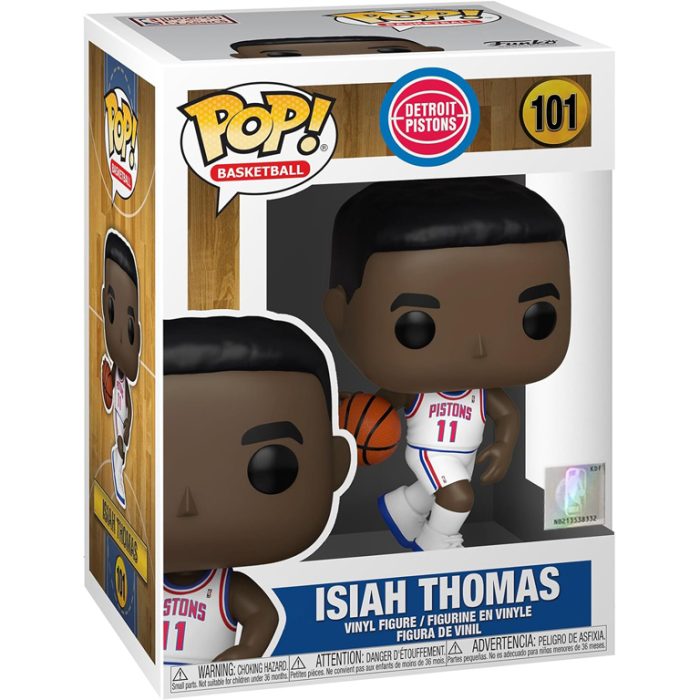 Funko Pop! Basketball: Detroit Pistons - Isiah Thomas #101 - Afbeelding 2