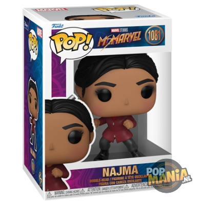 Funko Pop! Marvel: MS. Marvel - Najma #1081 - Afbeelding 2