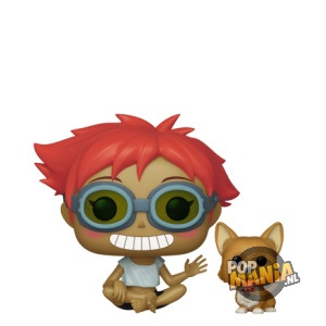 Funko Pop Cowboy Bebop 20th Ed and Ein 470 vinyl figuur